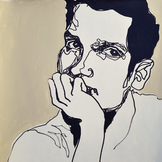 Male Portrait Series: Face Taken from the Internet