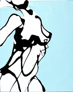 Perky Pose Lady